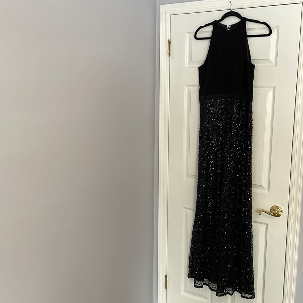 Adrianna Papell Black Gown